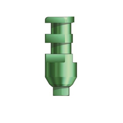 Impression coping for open tray with screw