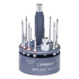 Universal screwdriver kit for implant prosthetics