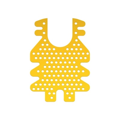 Special flat membrane mesh, winged