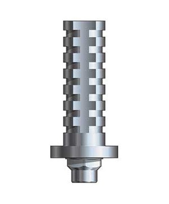 Temporary abutment with screw