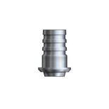 Titanium base with screw