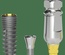 Compatible implant with cover screw