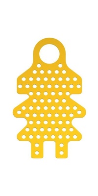 Special flat membrane mesh, bore