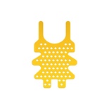 Special flat membrane mesh, forked