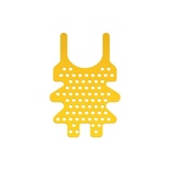 Special flat membrane mesh, forked