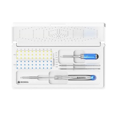 Mini plate oral surgery set with 60pcs. screw