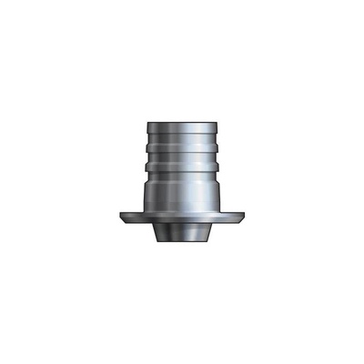 Titanium base with screw