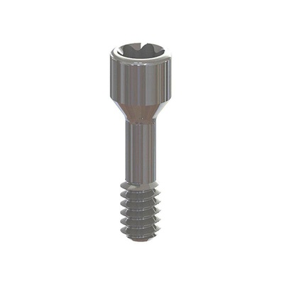 Prosthetic screw with screw