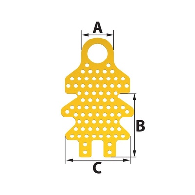 Special flat membrane mesh, bore