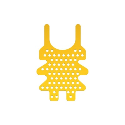 Special flat membrane mesh, forked