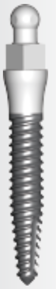 Fine thread mini implant (flared) main image